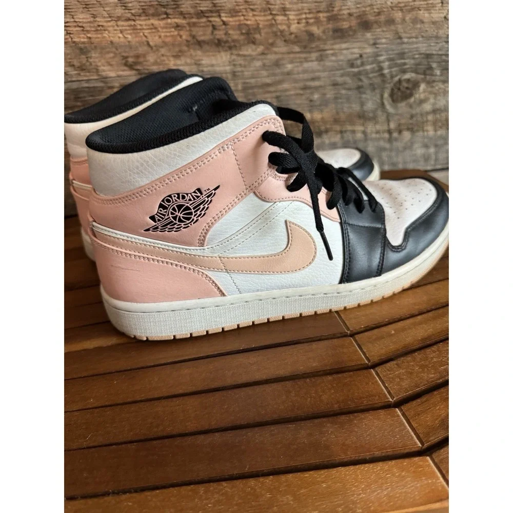 Air Jordan 1‎ Mid Crimson Tint Arctic Men Sneakers 2021 554724-133 Sz 11.5 Shoes